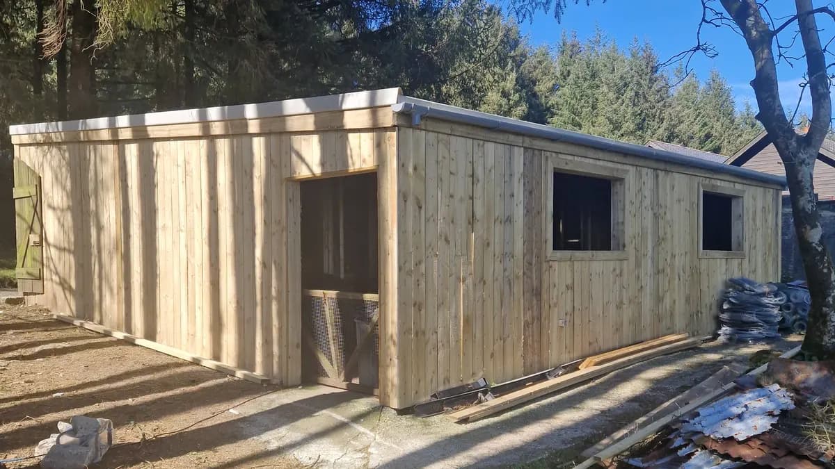A timber barn renovation by RPG Carpentry & Joinery in Cornwall